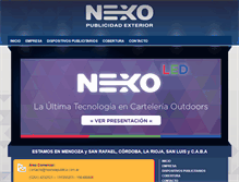 Tablet Screenshot of nexoviapublica.com.ar